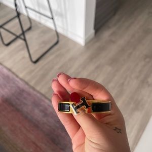 Hermes Limited Edition Black H Bracelet